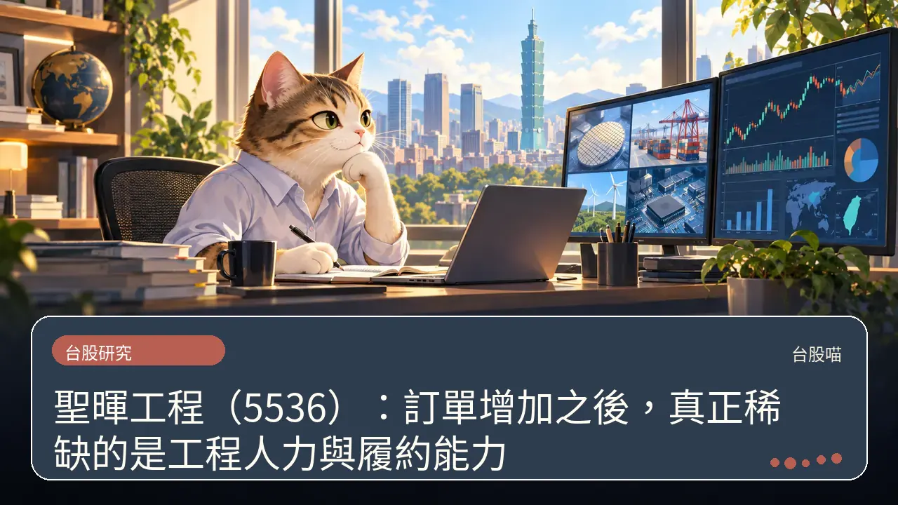 聖暉工程(5536):訂單增加之後,真正稀缺的是工程人力與履約能力主題插畫