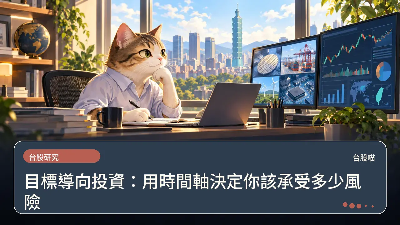 目標導向投資：用時間軸決定你該承受多少風險主題插畫