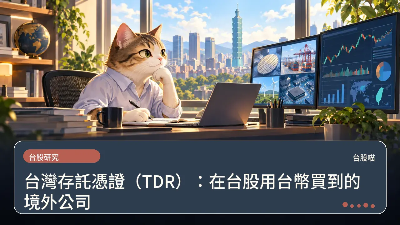台灣存託憑證(TDR):在台股用台幣買到的境外公司主題插畫